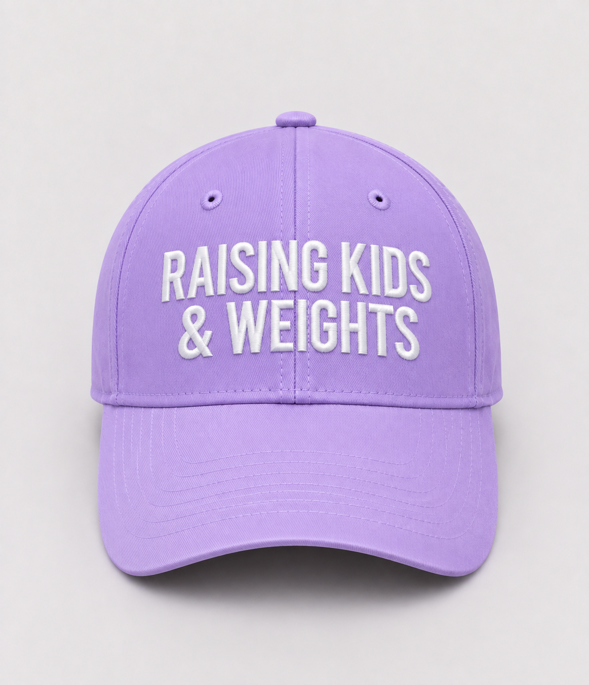 RAISING KIDS & WEIGHTS Structured Cap