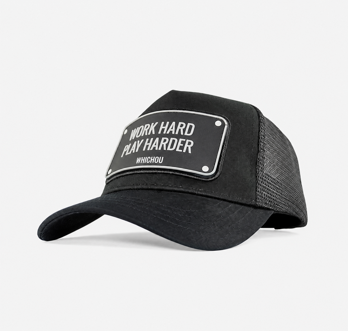 Work Hard Play Harder Trucker Cap