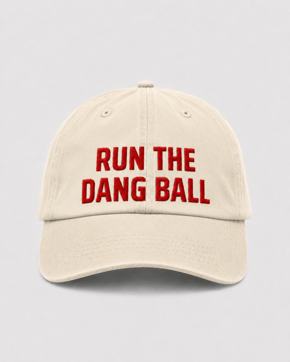 RUN THE DANG BALL Dad Cap