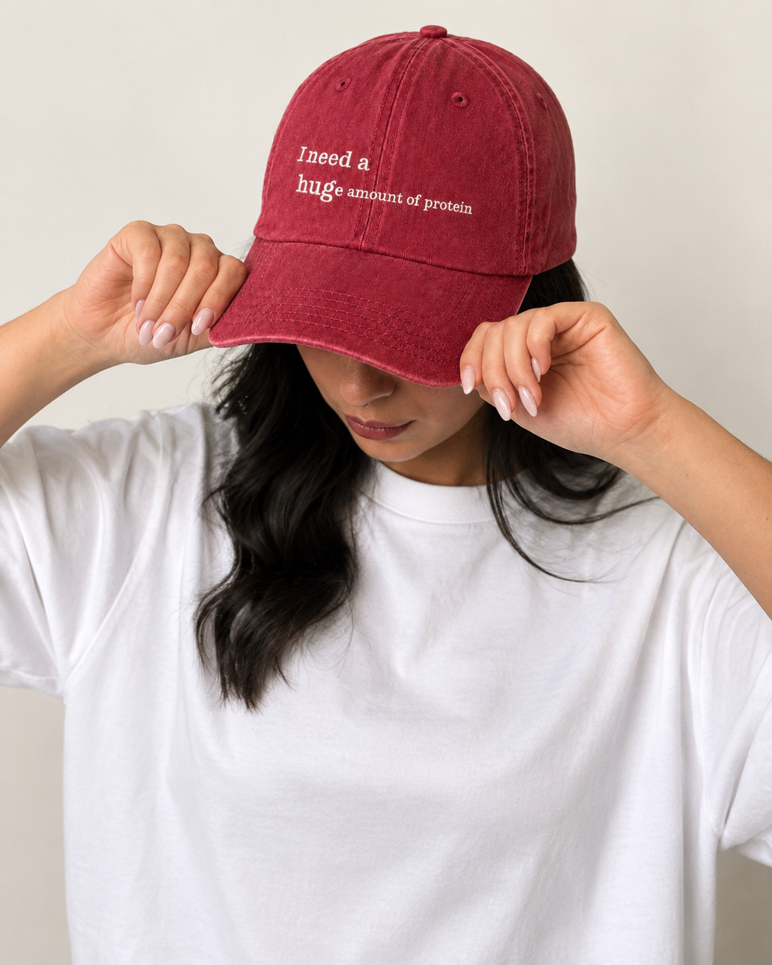 I NEED A HUGe amount of protein Dad Cap