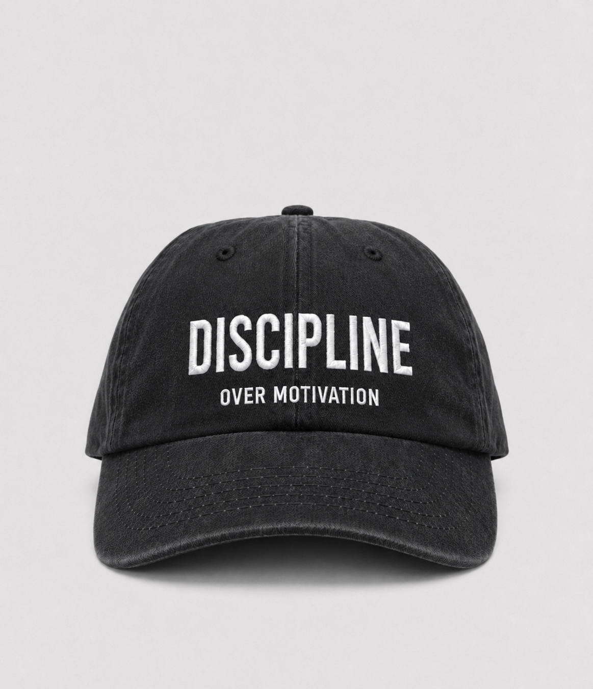 DISCIPLINE OVER MOTIVATION Dad Cap
