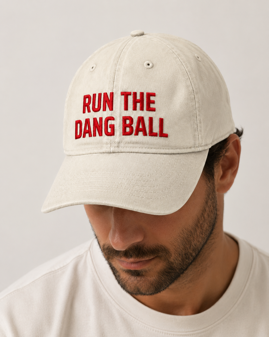 RUN THE DANG BALL Dad Cap