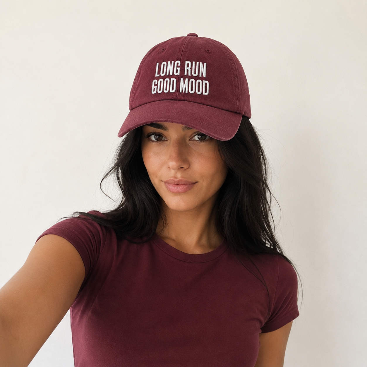 LONG RUN GOOD MOOD Dad Cap