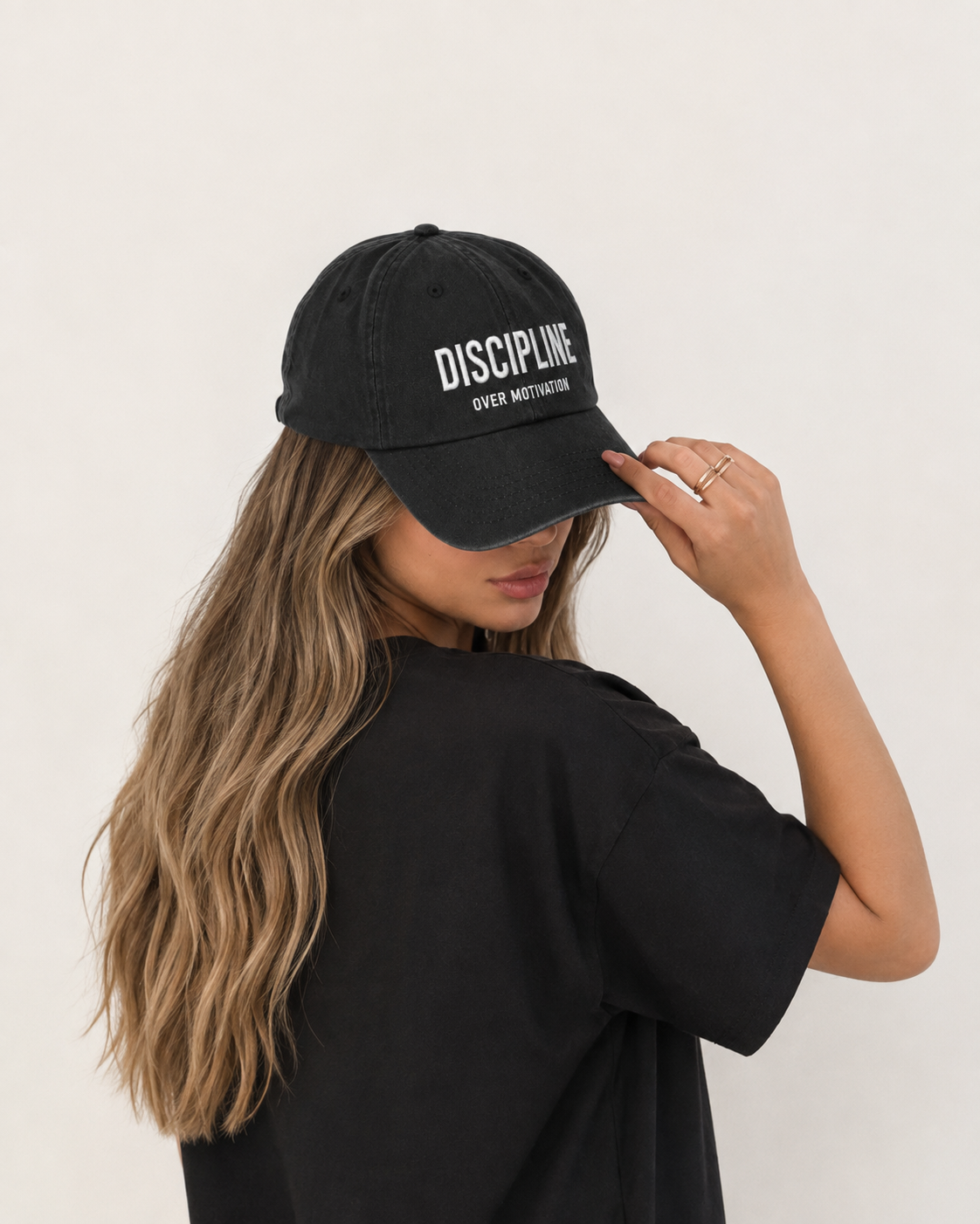 DISCIPLINE OVER MOTIVATION Dad Cap