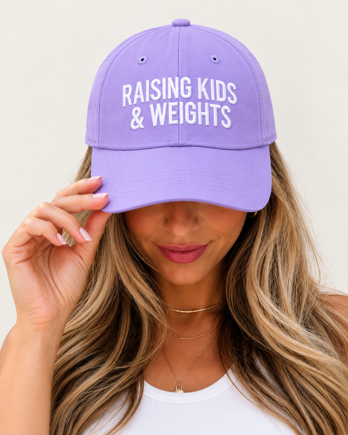 RAISING KIDS & WEIGHTS Structured Cap