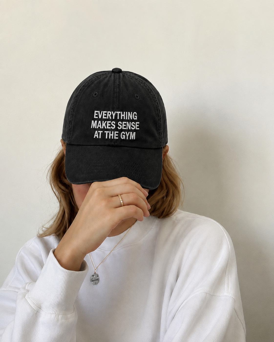 EVERYTHING MAKES SENSE AT THE GYM Dad Cap
