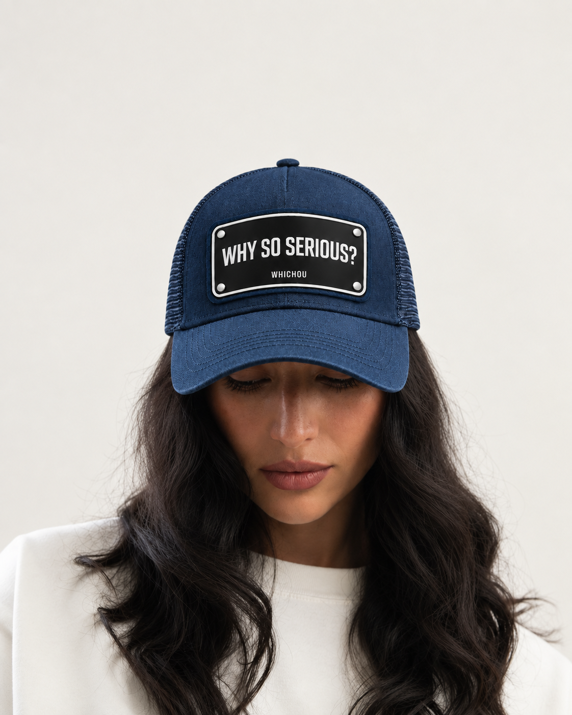 Why So Serious? Trucker Cap (Navy Edition)