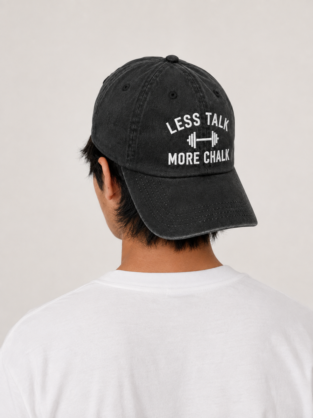 LESS TALK MORE CHALK Dad Cap