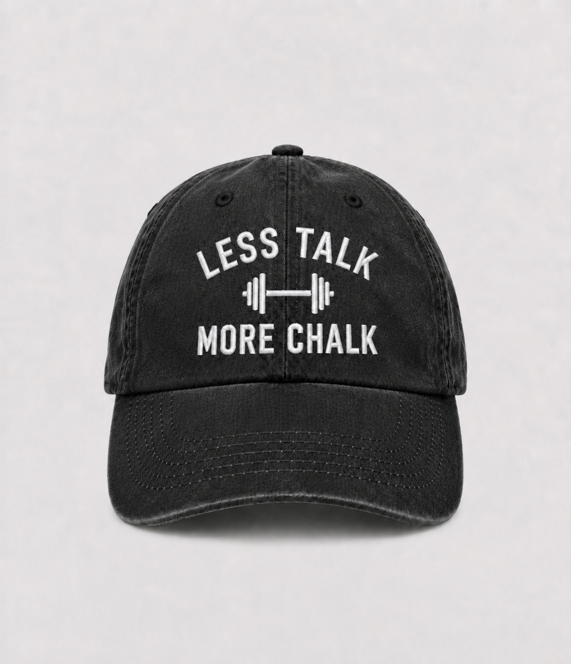 LESS TALK MORE CHALK Dad Cap