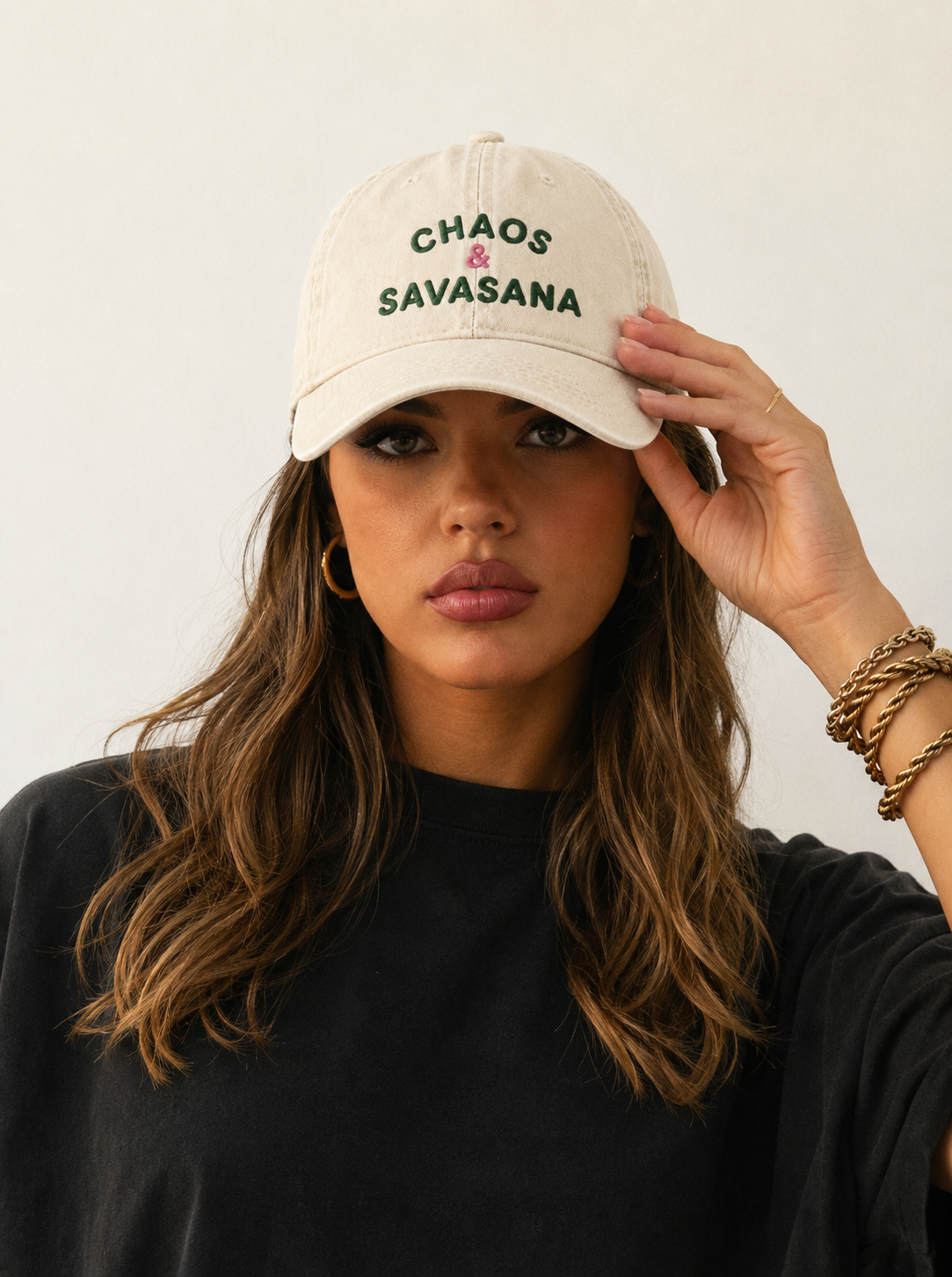 CHAOS & SAVASANA Dad Cap